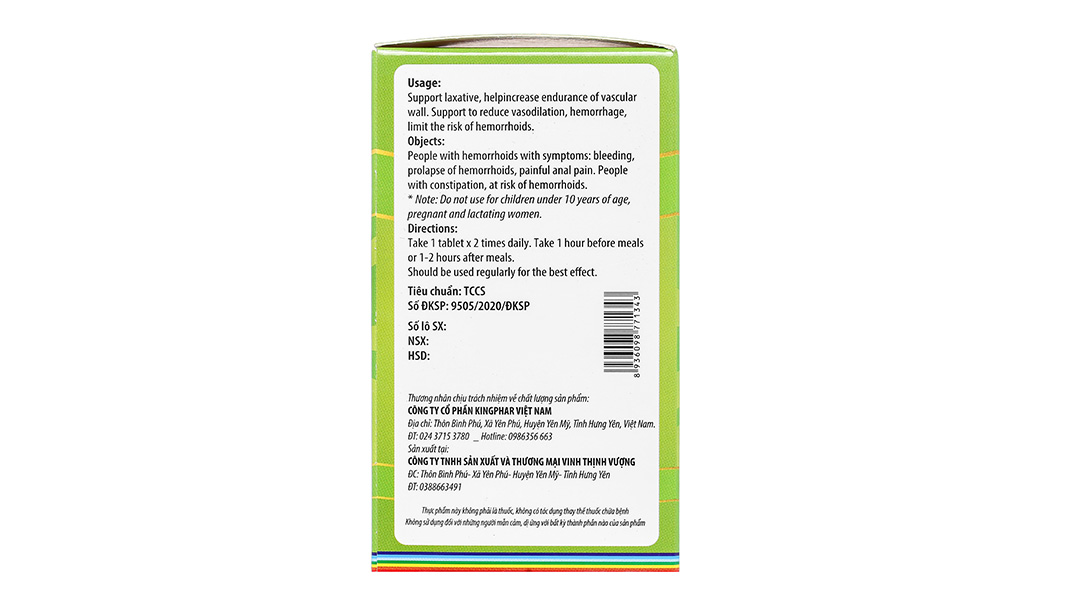 Kingphar Qee Tree Hộp 30v