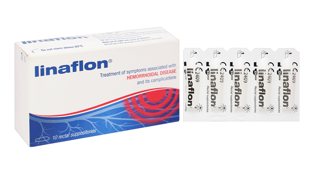Linaflon Viên Đặt 2,5G
