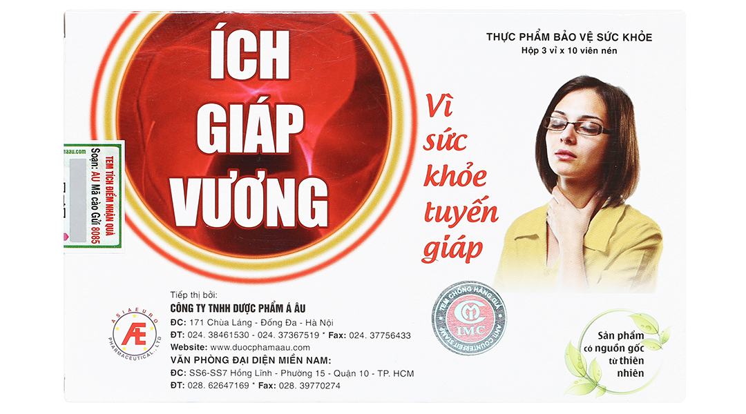 Thực phẩm bảo vệ sức khỏe Ích Giáp Vương