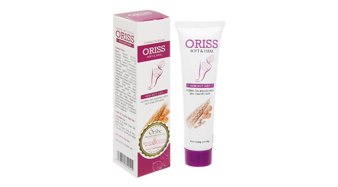 Kem Oriss Soft & Heal giảm nứt nẻ gót chân
