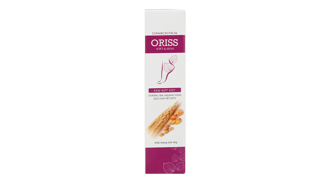 Kem Oriss Soft & Heal giảm nứt nẻ gót chân