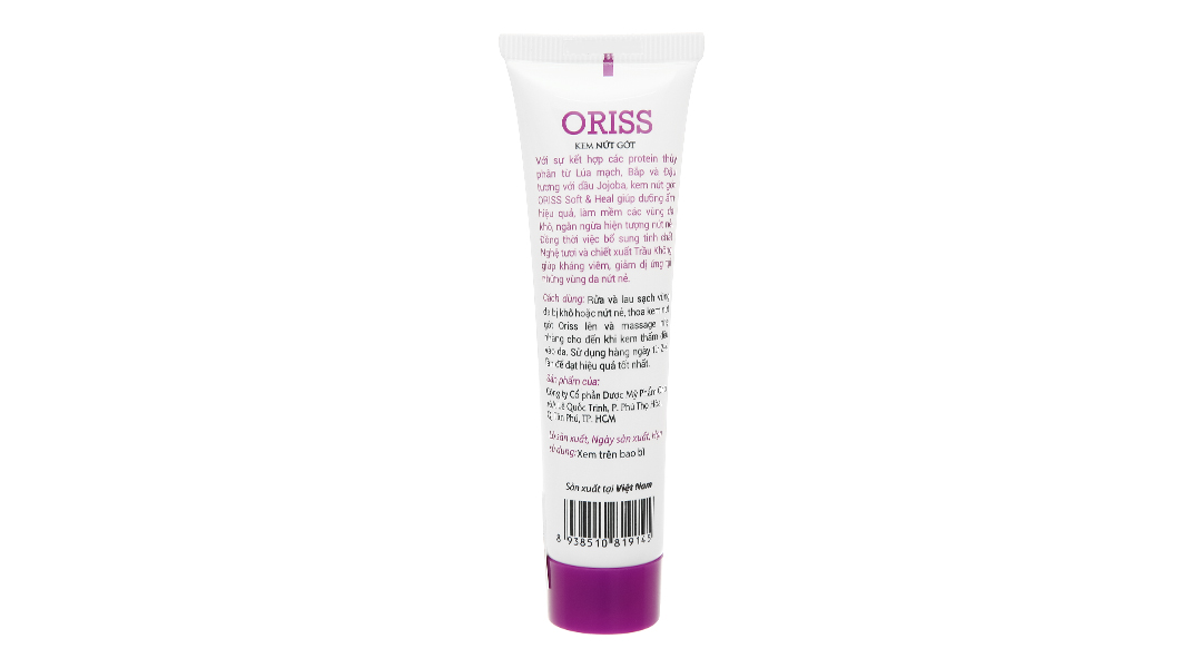 Kem Oriss Soft & Heal giảm nứt nẻ gót chân