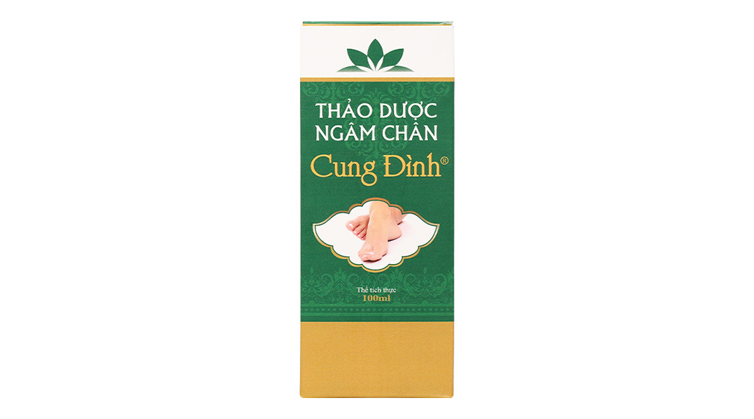 Dung dịch Thảo Dược Ngâm Chân Cung Đình hỗ trợ giảm phong thấp