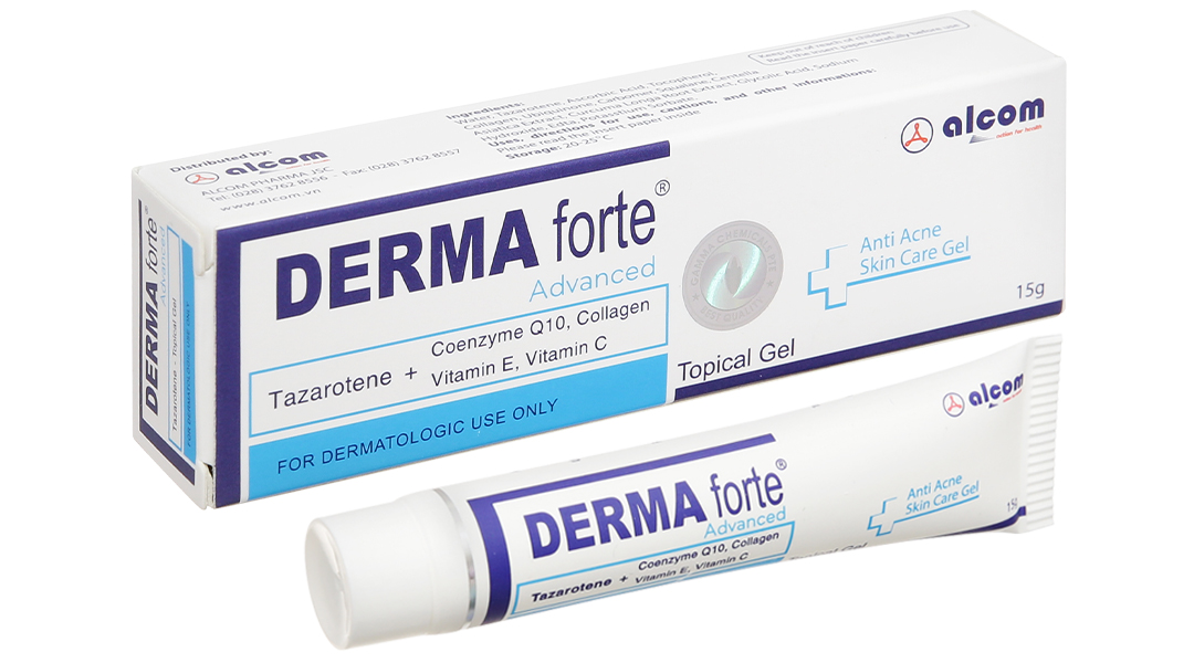 Gel Derma Forte Advanced ngừa mụn trứng cá, ngừa thâm, mờ sẹo