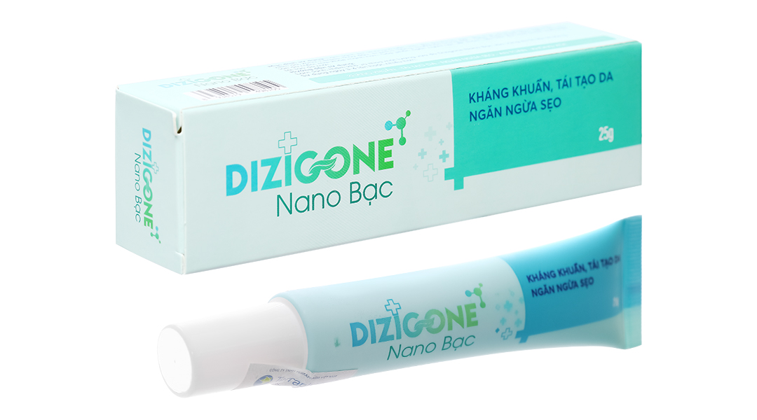 Kem Dizigone Nano Bạc kháng khuẩn, ngừa sẹo
