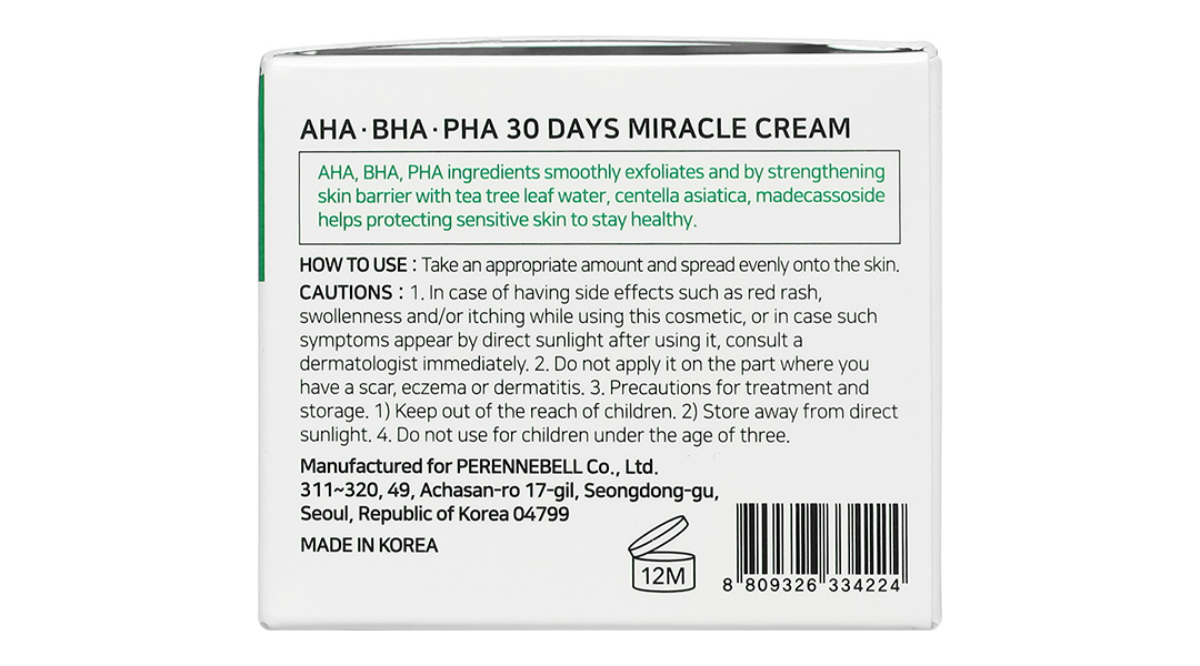 Kem dưỡng da Some By Mi AHA-BHA-PHA 30 Days Miracle Cream giảm mụn