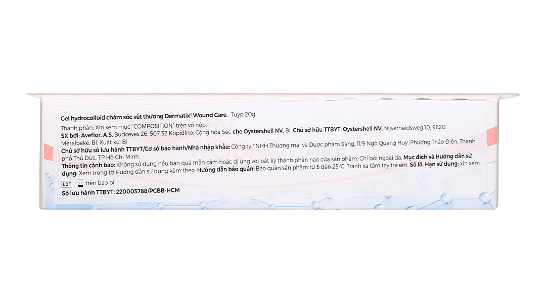 Gel Dermatix Wound Care hỗ trợ chữa lành vết thương