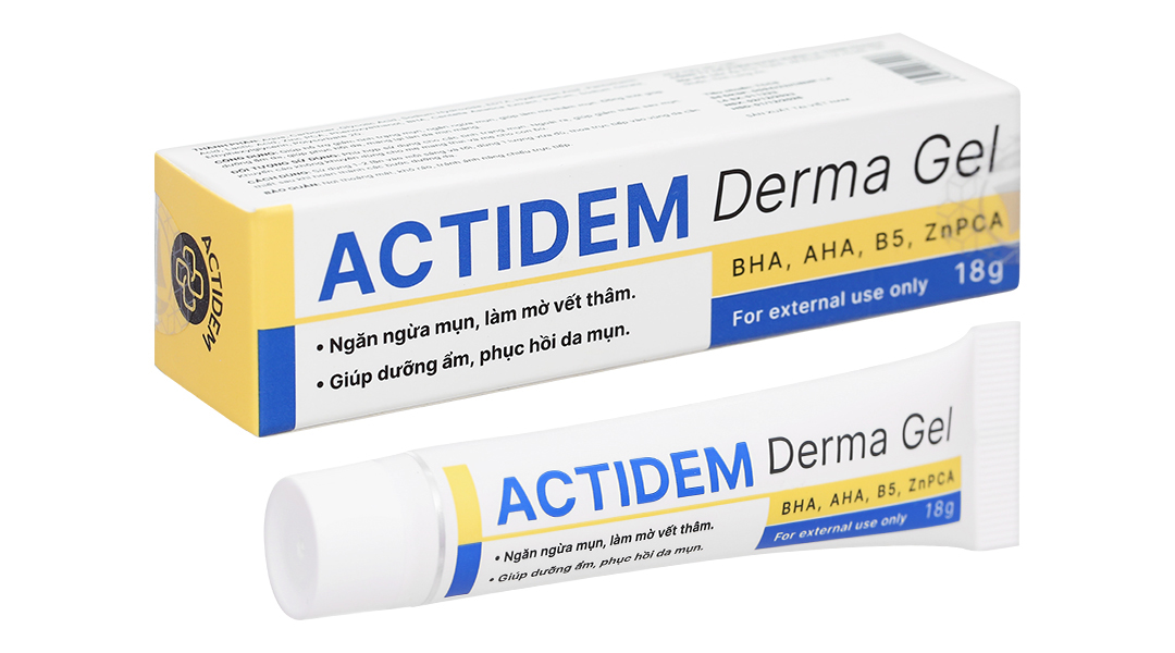 Gel Actidem Derma giảm mụn, mờ thâm