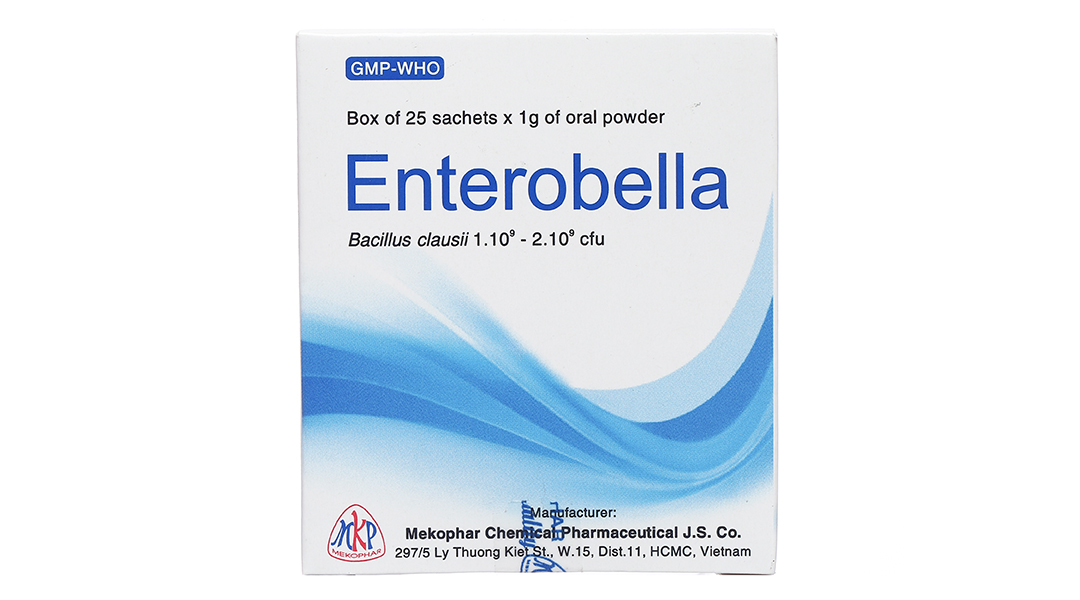 Bột men vi sinh Enterobella trị và phòng rối loạn vi sinh đường ruột