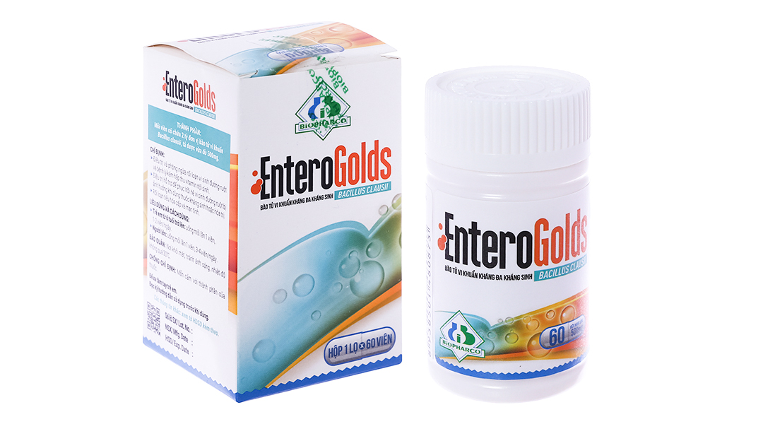 EnteroGolds trị và phòng ngừa rối loạn vi sinh đường ruột