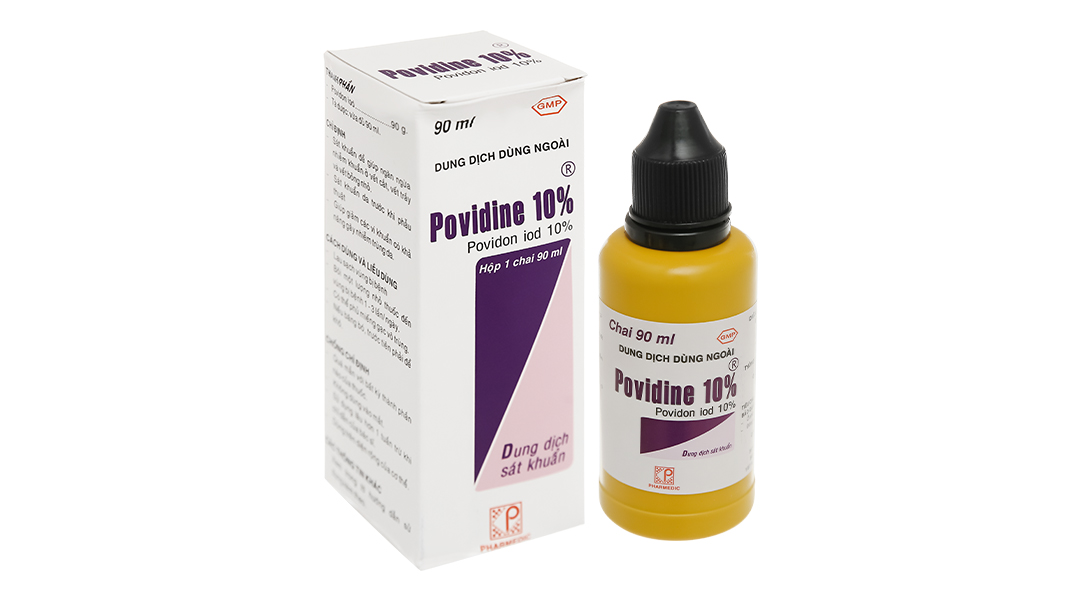 Dung dịch sát khuẩn Povidine 10% ngăn ngừa nhiễm khuẩn, sát trùng da