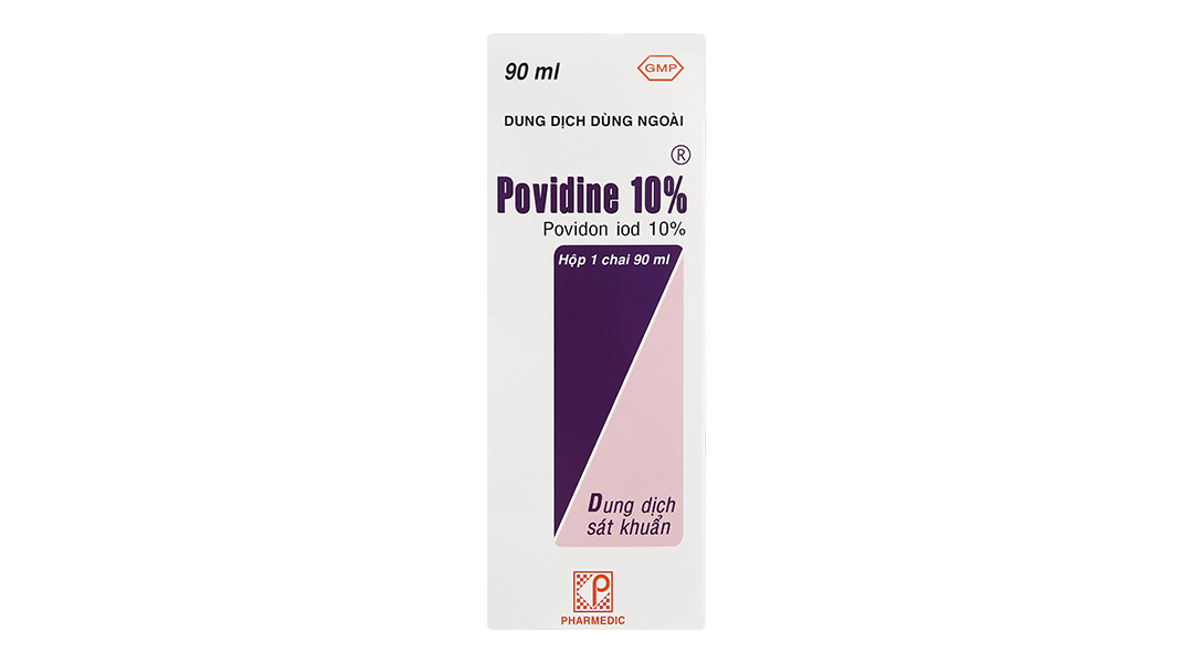 Dung dịch sát khuẩn Povidine 10% ngăn ngừa nhiễm khuẩn, sát trùng da