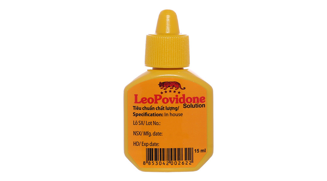 Dung dịch sát khuẩn Leopovidone ngừa nhiễm trùng vết thương ngoài da