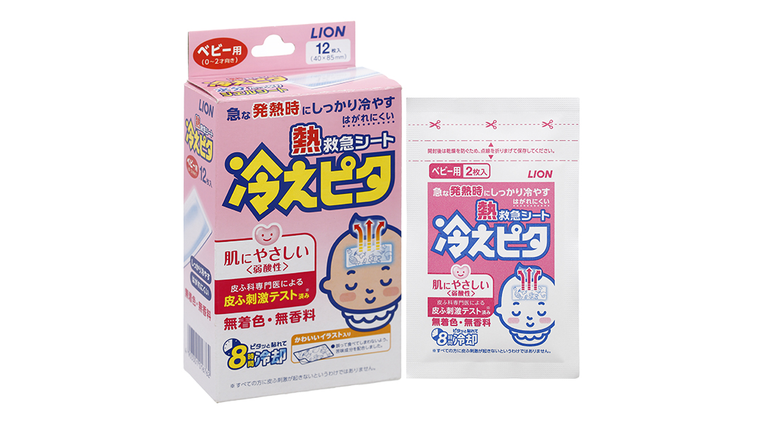 Miếng dán hạ sốt Lion Hiepita For Baby hạ nhiệt cho bé 0-2 tuổi