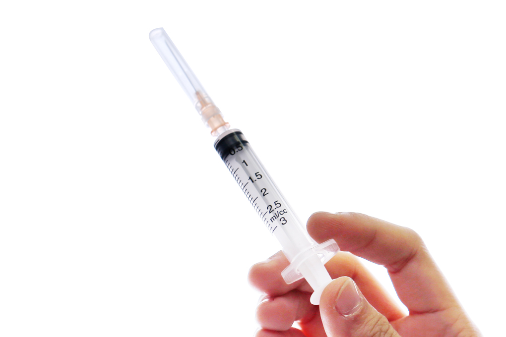 Bơm kim tiêm sử dụng 1 lần Vinahankook 3ml/cc 25G x 1''