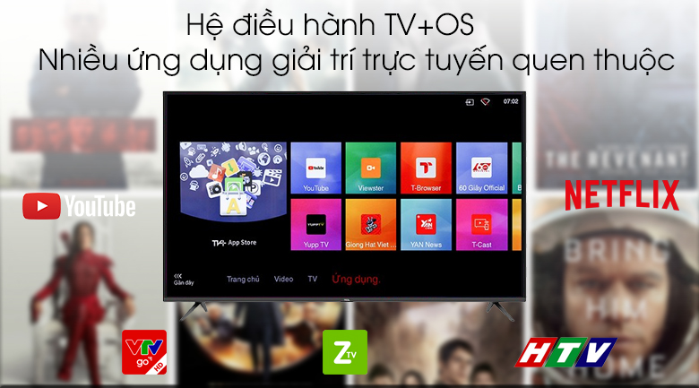 TV+OS - Smart Tivi TCL 4K 55 inch L55P65-UF TV+OS - Smart Tivi TCL 4K 55 inch L55P65-UF