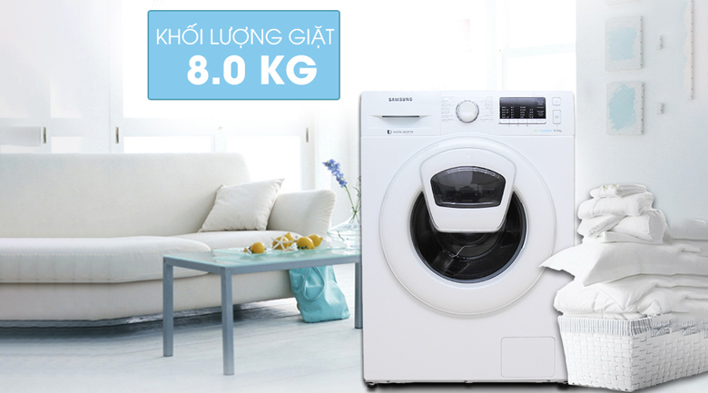 thiết kế máy giặt samsung ww80k5410ww/sv