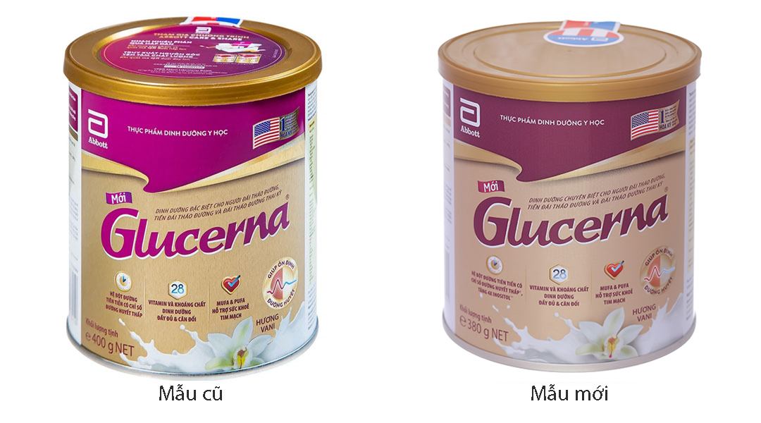 Sữa bột Glucerna Hương Vani 
