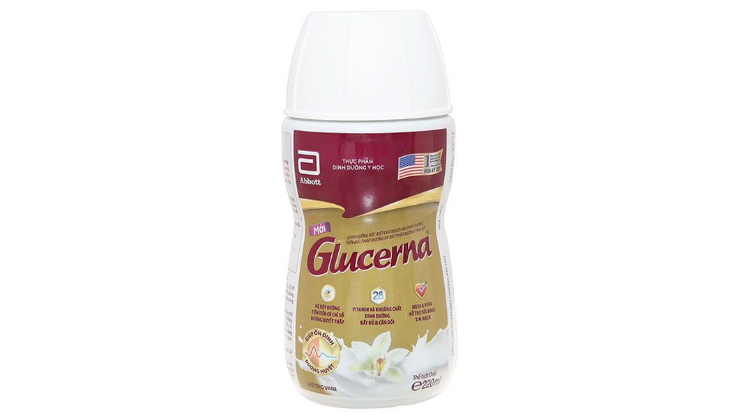 Sữa Bột Pha Sẵn Glucerna Chai 220ml