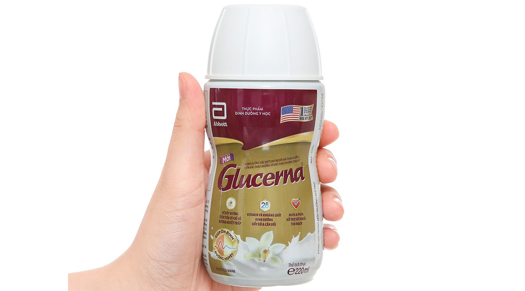 Sữa Bột Pha Sẵn Glucerna Chai 220ml