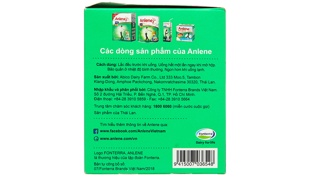 Sữa bột pha sẵn Anlene đậm đặc 4x cho người từ 19 tuổi hương socola