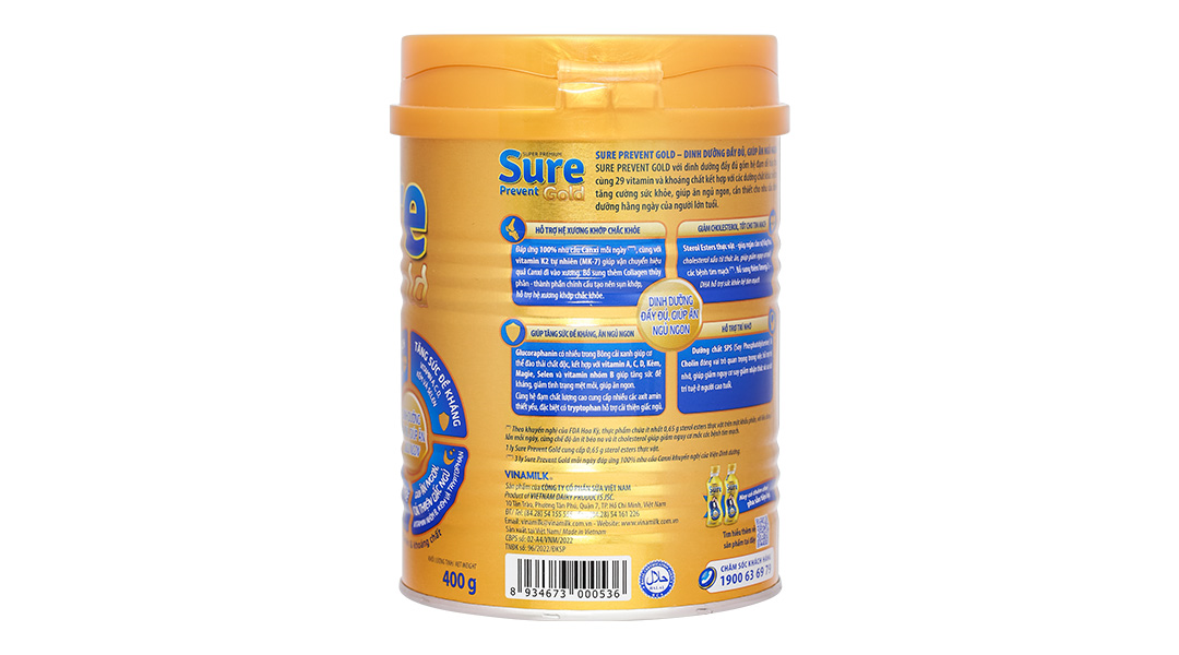 Sữa bột Sure Prevent Gold