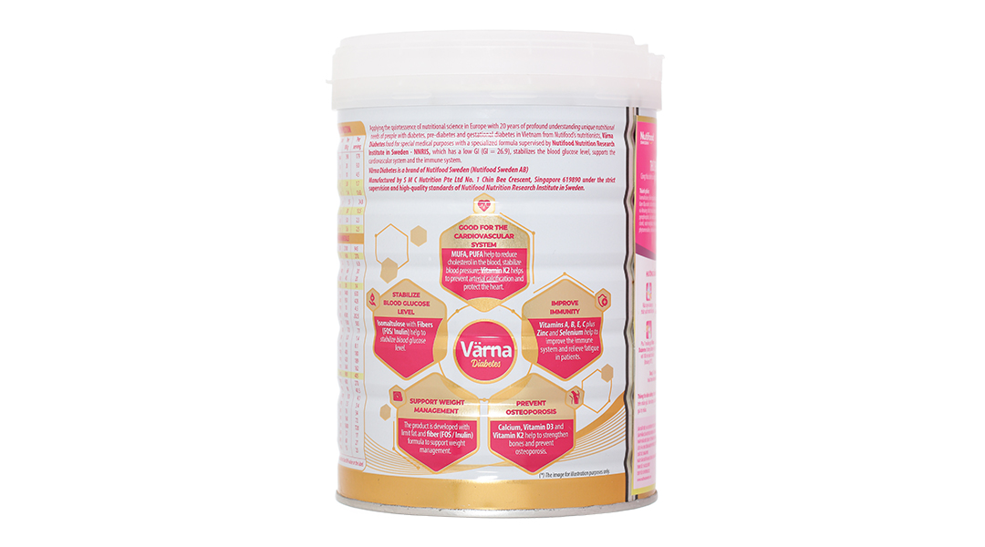Sữa bột dinh dưỡng y học Varna Diabetes