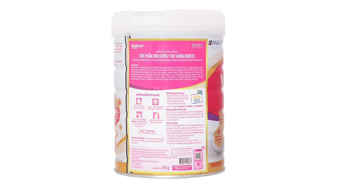 Sữa bột dinh dưỡng y học Varna Diabetes