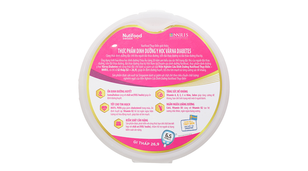 Sữa bột dinh dưỡng y học Varna Diabetes