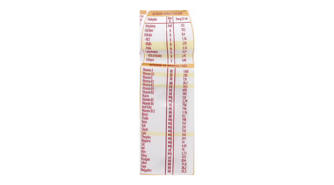 Sữa bột pha sẵn Nutifood Varna Elite bổ sung dinh dưỡng