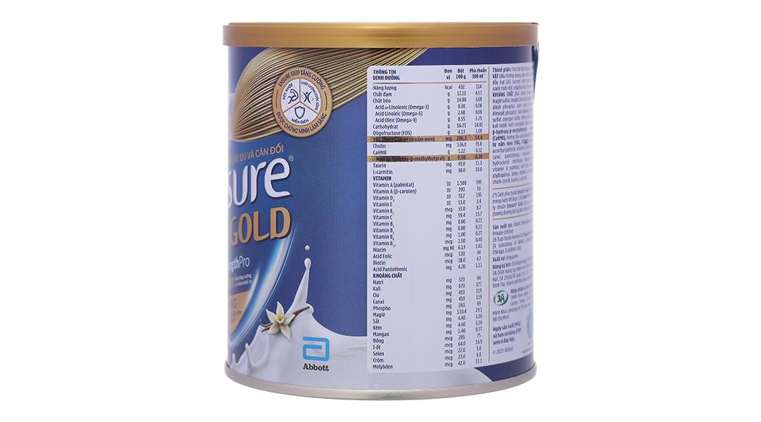Thực phẩm dinh dưỡng Y Học Ensure Gold Hương Vani