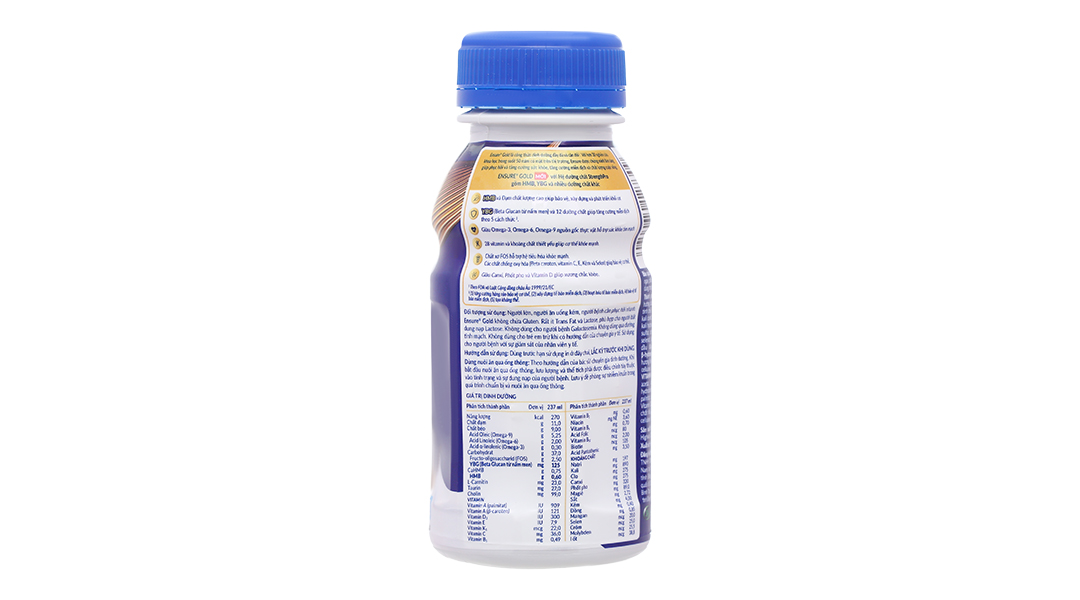 Sữa bột pha sẵn Ensure Gold Strengthpro tăng cường sức khỏe hương vani