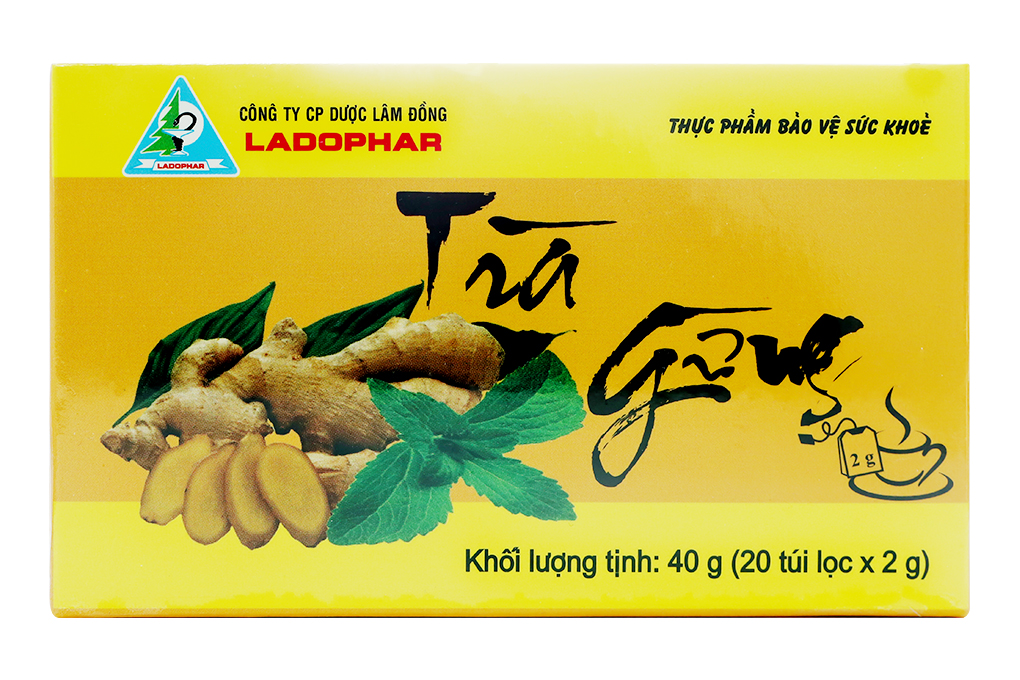 Trà Gừng Ladophar hỗ trợ giảm triệu chứng cảm lạnh