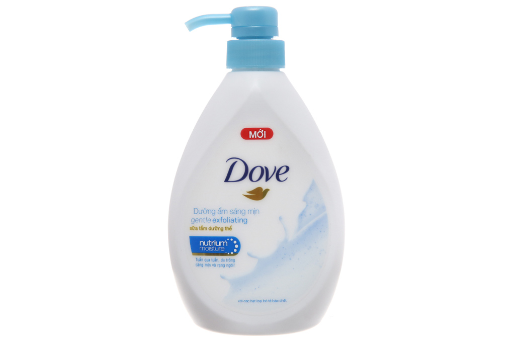 Sữa tắm dưỡng thể Dove Gentle Exfoliating dưỡng ẩm sáng mịn
