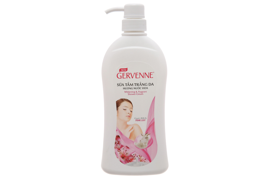 Sữa tắm Gervenne Lily Hồng trắng da hương nước hoa