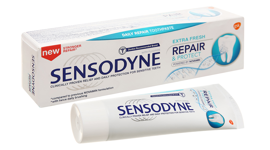 Kem đánh răng Sensodyne Repair & Protect Deep Repair Whitening
