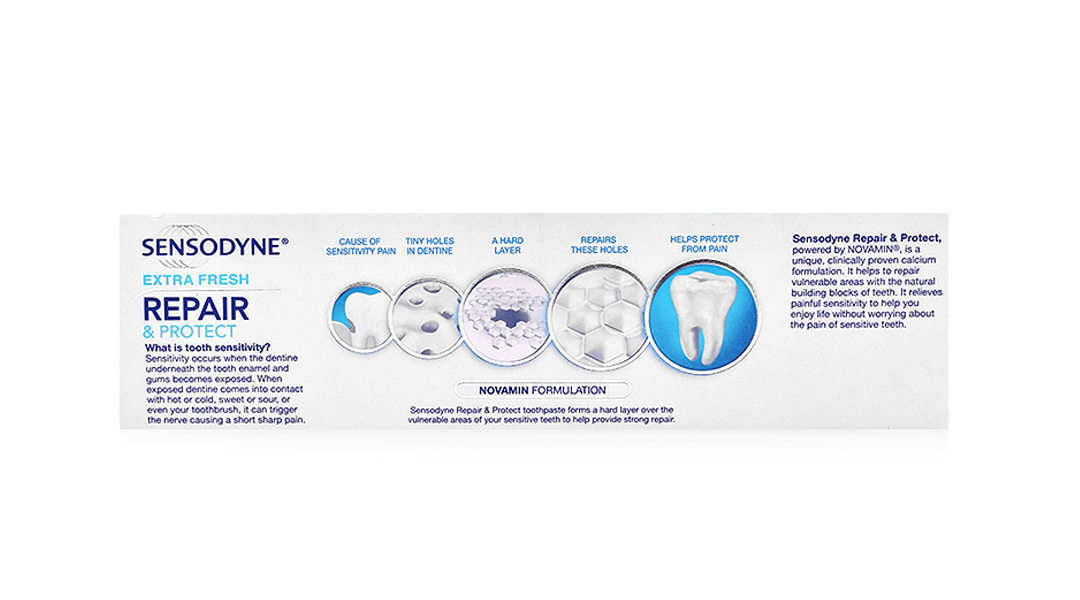 Kem đánh răng Sensodyne Repair & Protect Deep Repair Whitening