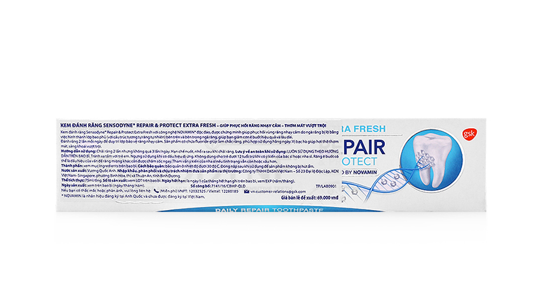 Kem đánh răng Sensodyne Repair & Protect Deep Repair Whitening