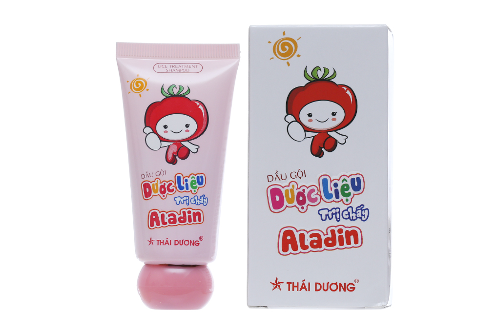 Dầu gội dược liệu Aladin trị chấy, loại bỏ trứng chấy