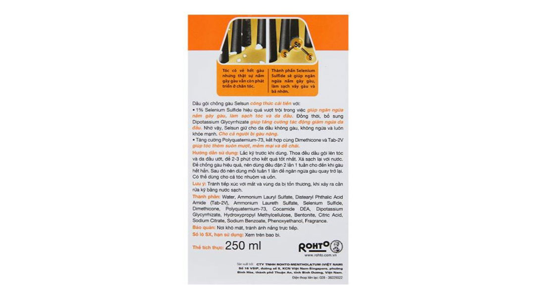Dầu gội Selsun Anti-Dandruff Shampoo chống gàu, nấm
