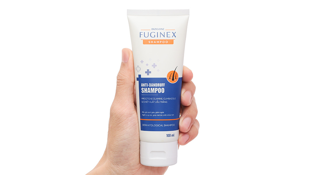 Dầu gội Dizigone Fuginex làm sạch gàu, giảm ngứa gãy rụng tóc