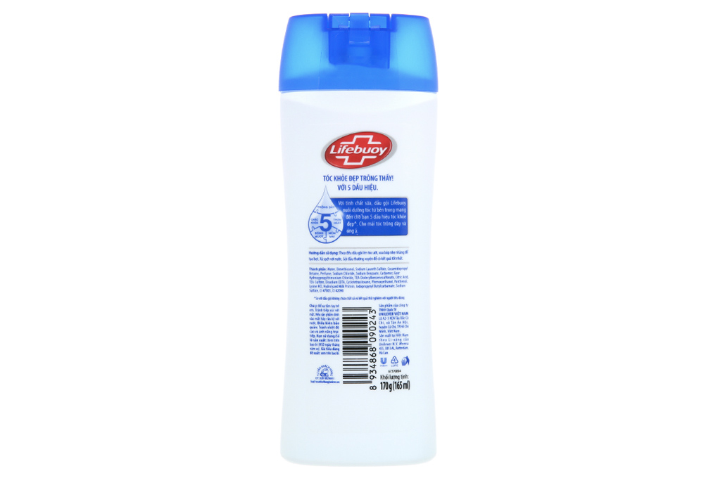 Dầu gội Lifebuoy tóc dày & óng ả 170g