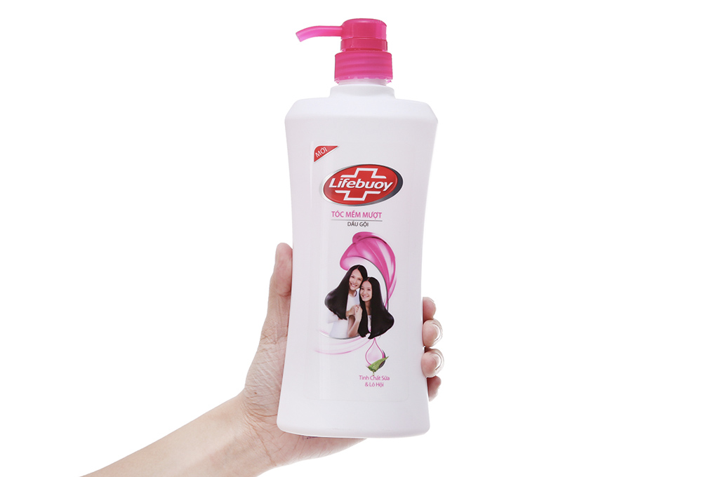 Dầu gội Lifebuoy tóc mềm mượt chai 640g