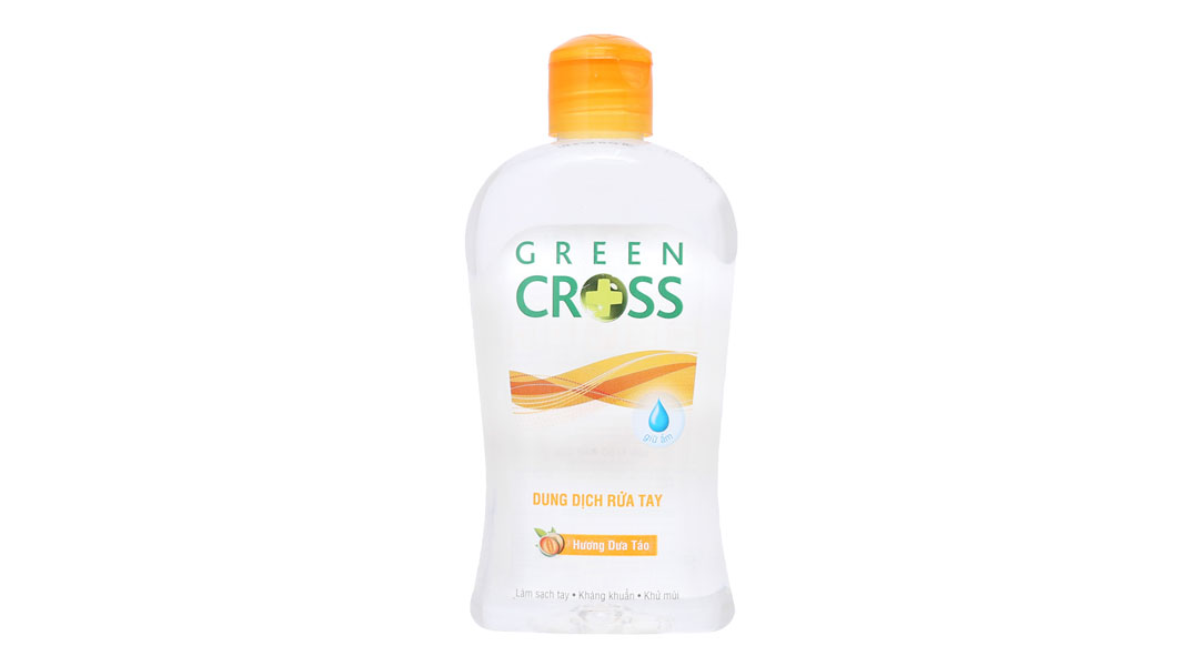 Dung dịch rửa tay Green Cross hương dưa táo kháng khuẩn