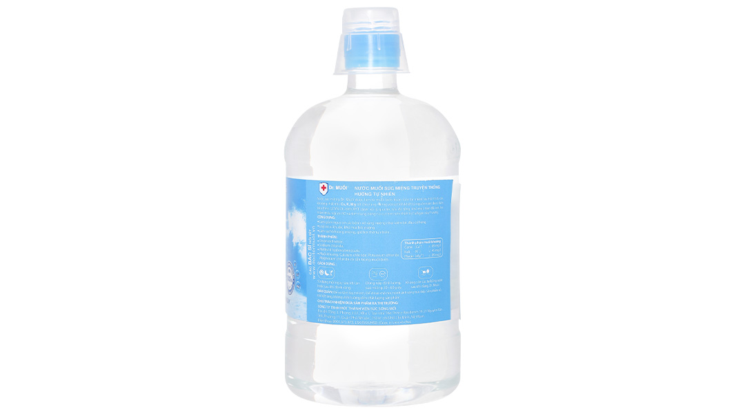 Nước súc miệng Dr. Muối ngừa vi khuẩn, giảm mùi hôi miệng