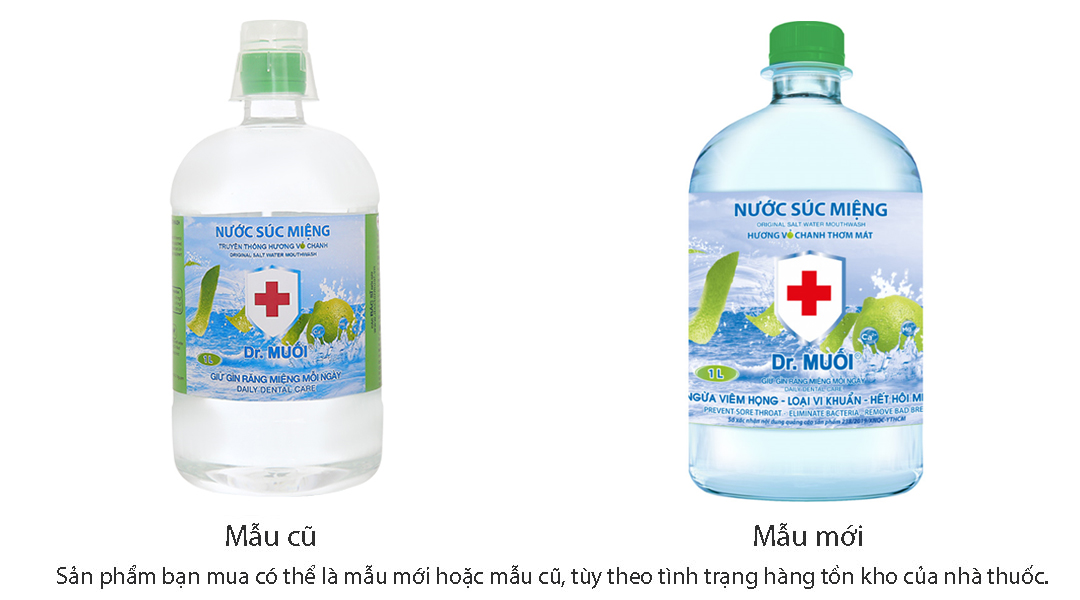 Nước súc miệng Dr. Muối hương vỏ chanh ngừa sâu răng
