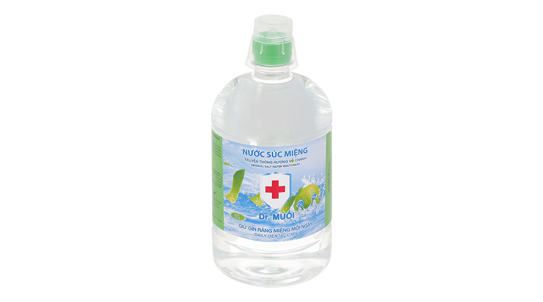 Nước súc miệng Dr. Muối hương vỏ chanh ngừa sâu răng