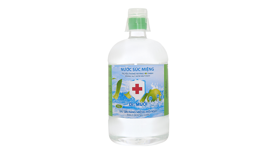 Nước súc miệng Dr. Muối hương vỏ chanh ngừa sâu răng
