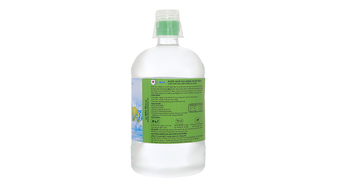 Nước súc miệng Dr. Muối hương vỏ chanh ngừa sâu răng