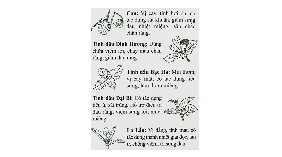 Nước súc miệng dược liệu An Thảo giảm sưng lợi, đau răng